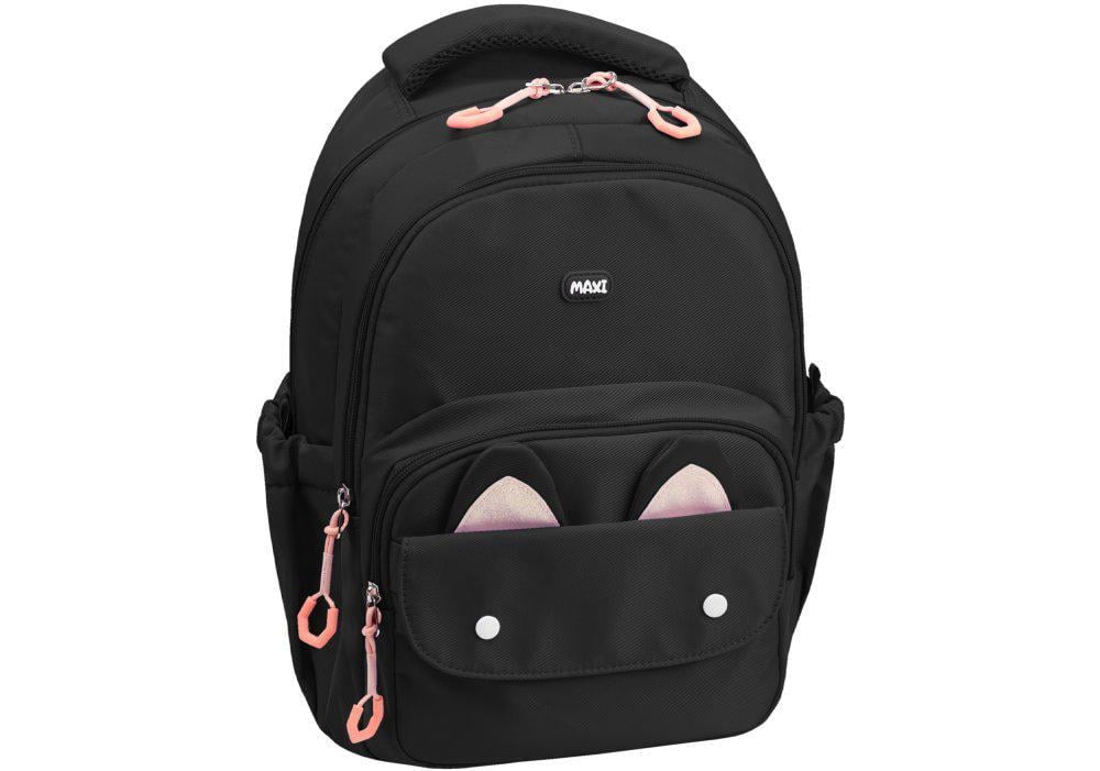 Рюкзак школьный Maxi 38x27x13 см 13 л Черный (MX85114)