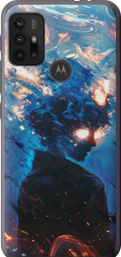 Чехол на Motorola Moto G30 Сатору Годжо (6129u-2320-42517) Чехол на Motorola Moto G30 Сатору Годжо (6129u-2320-42517)