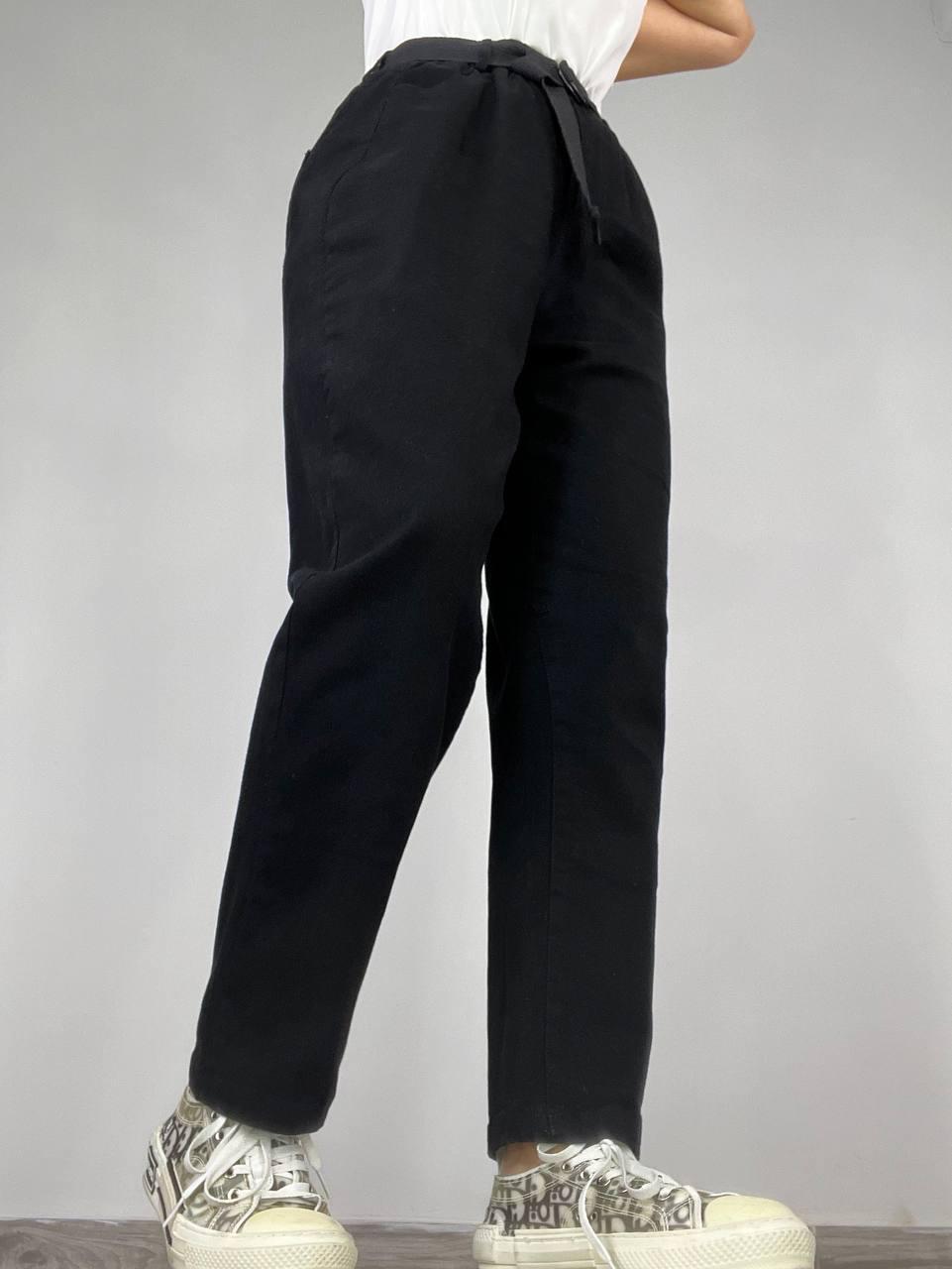 Джинси жіночі A-N 25072 MOM банани талія на резинці з ременем стрейчеві оверсайз M Чорний (3608) - фото 3 Джинси жіночі A-N 25072 MOM банани талія на резинці з ременем стрейчеві оверсайз M Чорний (3608) - фото 3