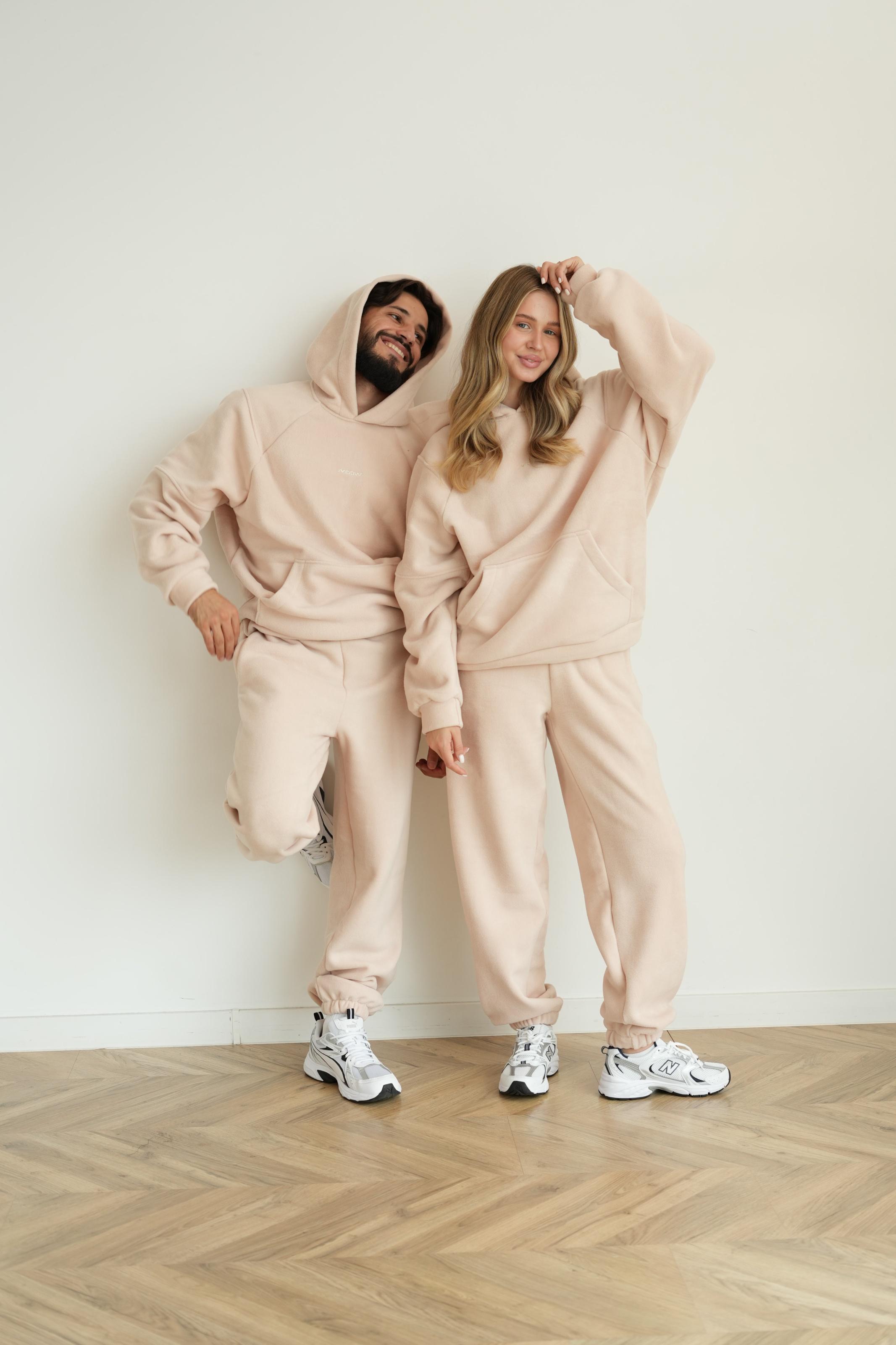 Костюм чоловічий флісовий BASE L/XL Бежевий (10202LXLm) - фото 7 Костюм чоловічий флісовий BASE L/XL Бежевий (10202LXLm) - фото 7