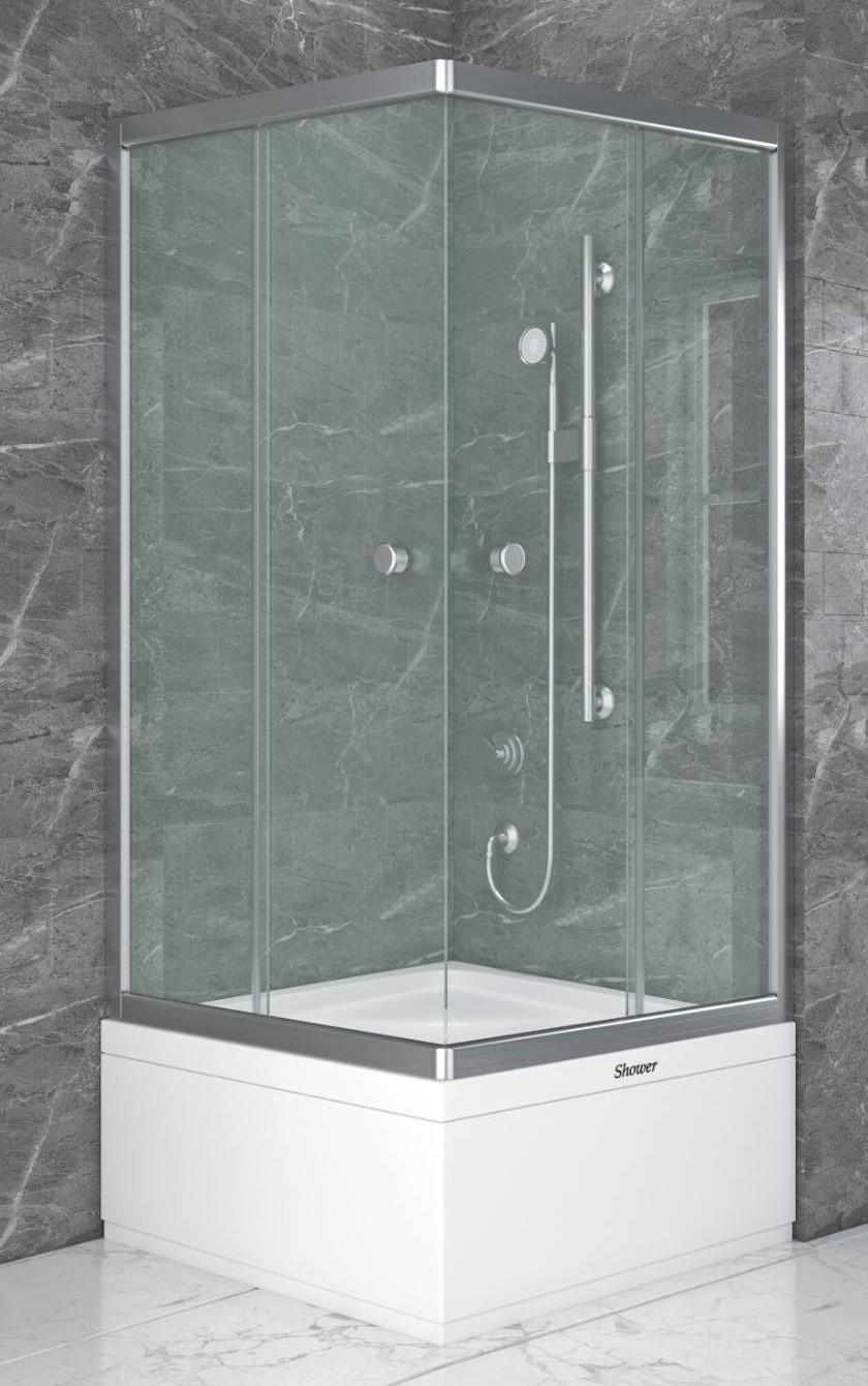 Душевая кабина Shower SATURN поддон 45 см стекло 6 мм 90х90х205 см (C15272)