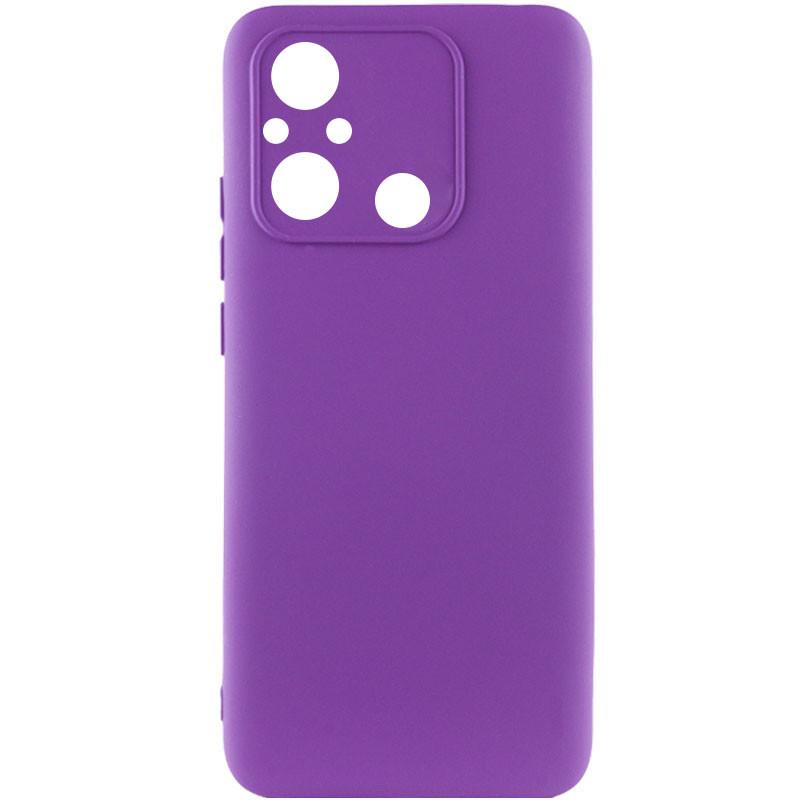 Противоударный Чехол Silicone Cover Lakshmi Full Camera (AAA) для Xiaomi Redmi 12C Фиолетовый / Amethyst - фото 1