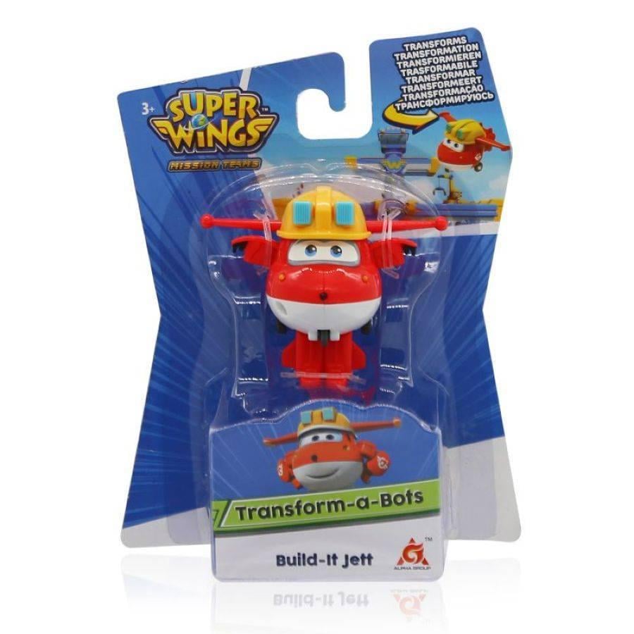 Детская игровая фигурка Super Wings Transform-a-Bots Build-It Jett (EU730011) - фото 3