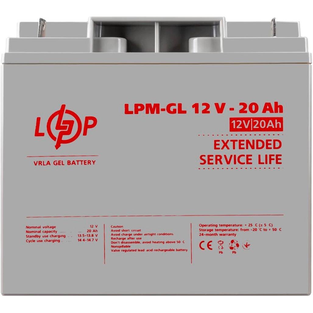Аккумулятор для ИБП LogicPower LPM-GL 12V/20 Ah (10771)