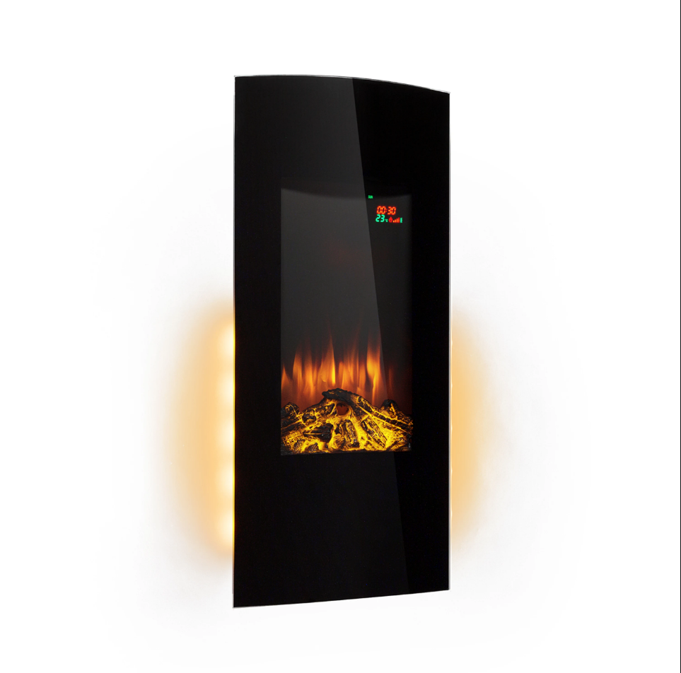 Электрический камин KLARSTEIN Lamington 2000 Вт светодиодное пламя/тепловентилятор/таймер (10038005)