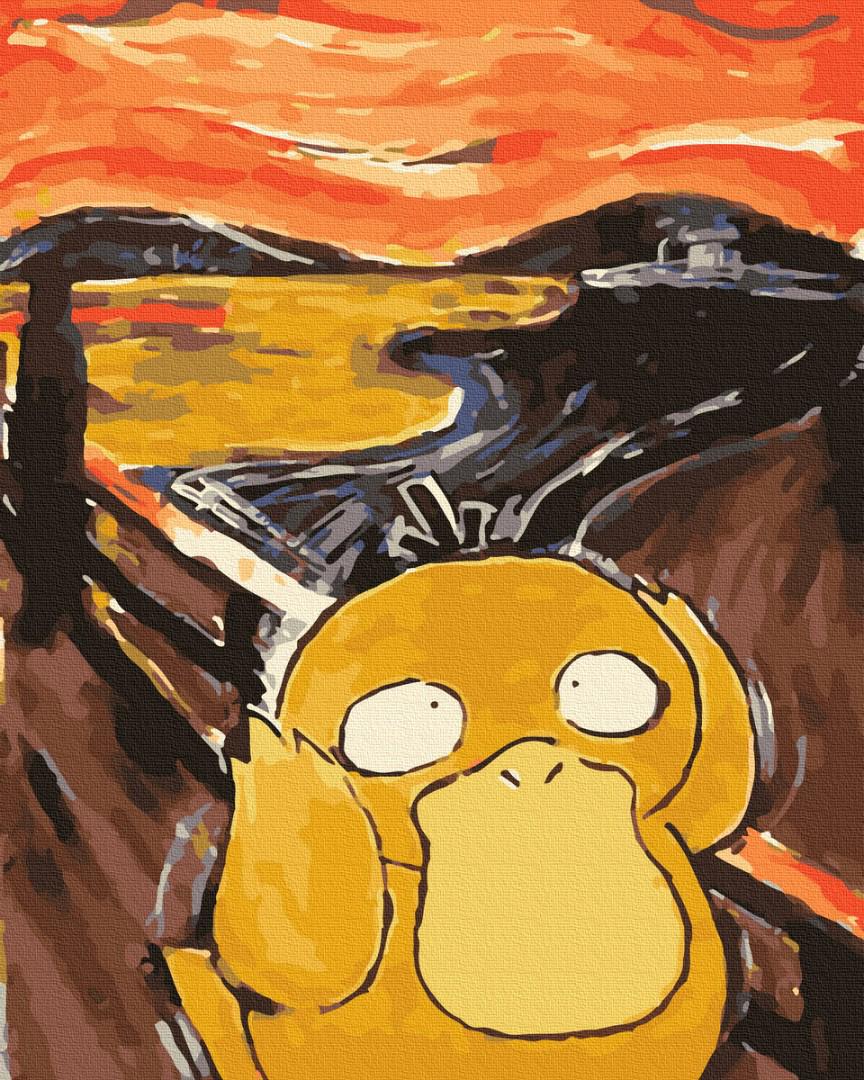 Картина по номерам Brushme Крик в перьях 40х50 см (G564)