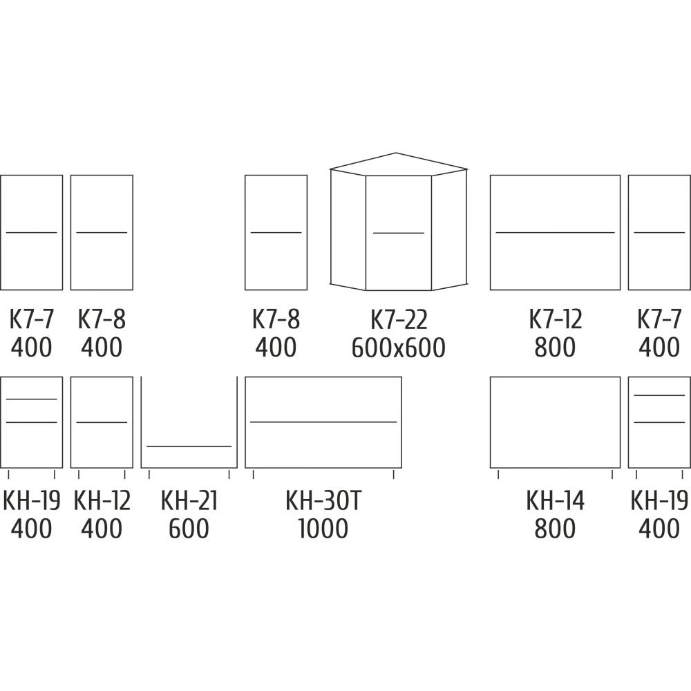 Кухня угловая Белая 240x180 см Зеленый (S-80-006-200) - фото 2