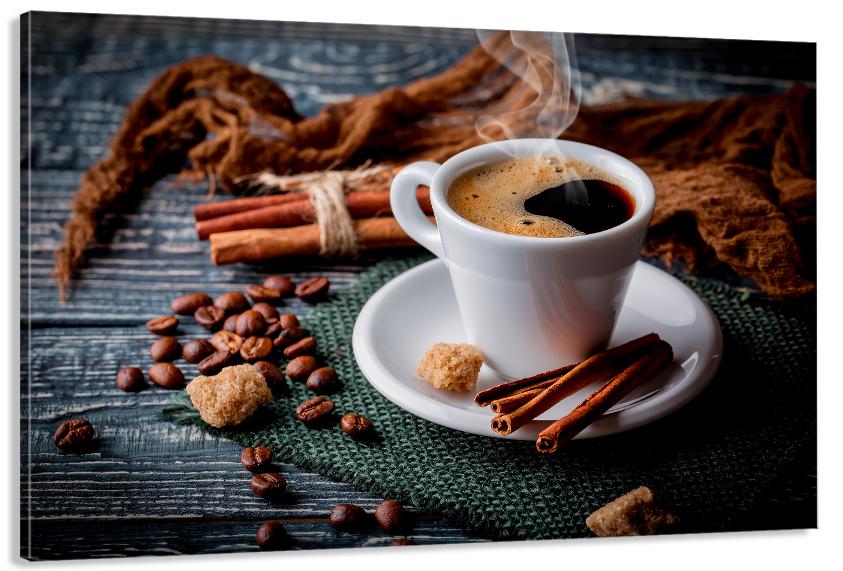 Картина на холсте в гостиную/спальню Аромат кофе 60х100 см (MLP_352)