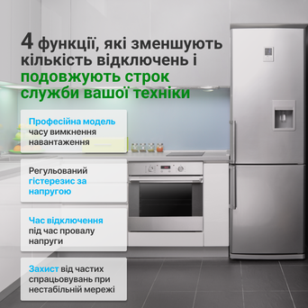 Реле напруги з контролем струму ZUBR CV2-40 red (1692095836) - фото 5 Реле напруги з контролем струму ZUBR CV2-40 red (1692095836) - фото 5