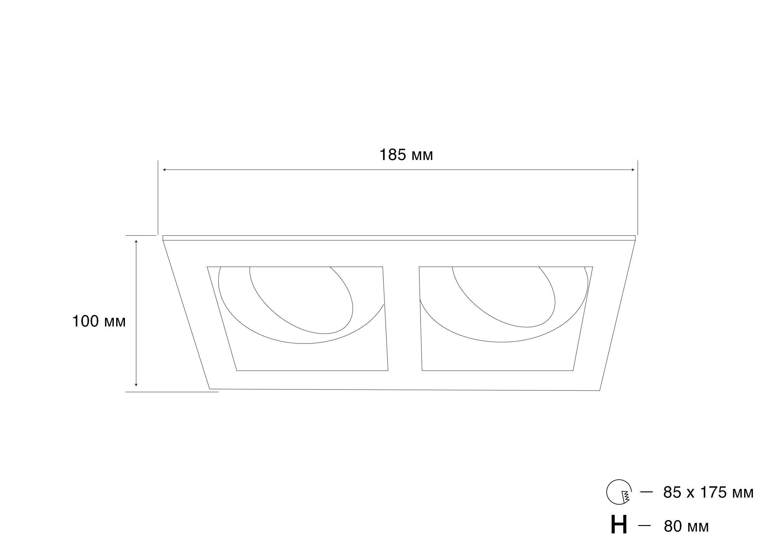 Точковий світильник MJ-Light TS6622 SW (9421035) - фото 3