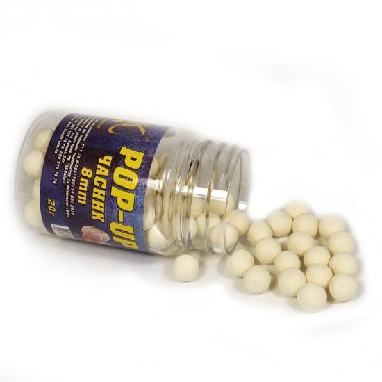 Бойл плавающий 3KBaits Pop-up Чеснок 8 мм 20 г (3KB1534) - фото 2 Бойл плавающий 3KBaits Pop-up Чеснок 8 мм 20 г (3KB1534) - фото 2