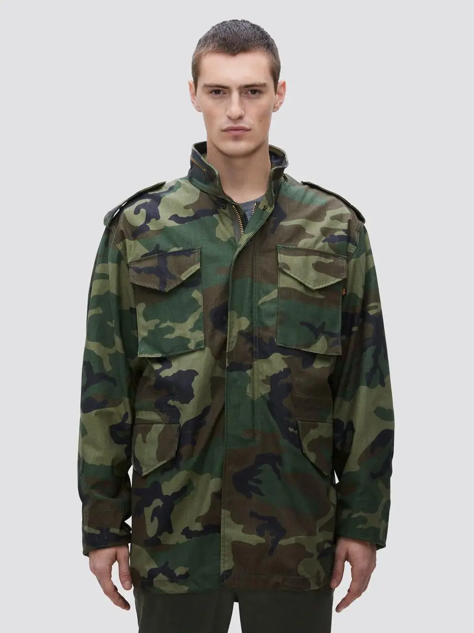 Куртка Alpha Industries M-65 Field Coat M Woodland Camo (MJM24000C1WM)