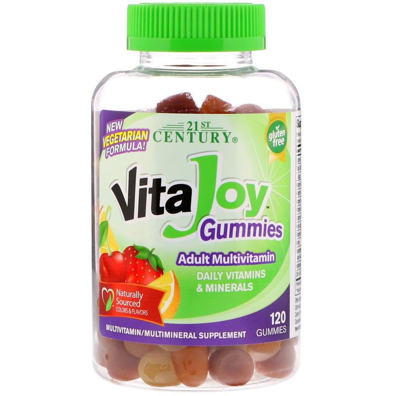 Вітаміни 21st Century VitaJoy Gummies Multivitamin 120 жувальних таблеток Вітаміни 21st Century VitaJoy Gummies Multivitamin 120 жувальних таблеток