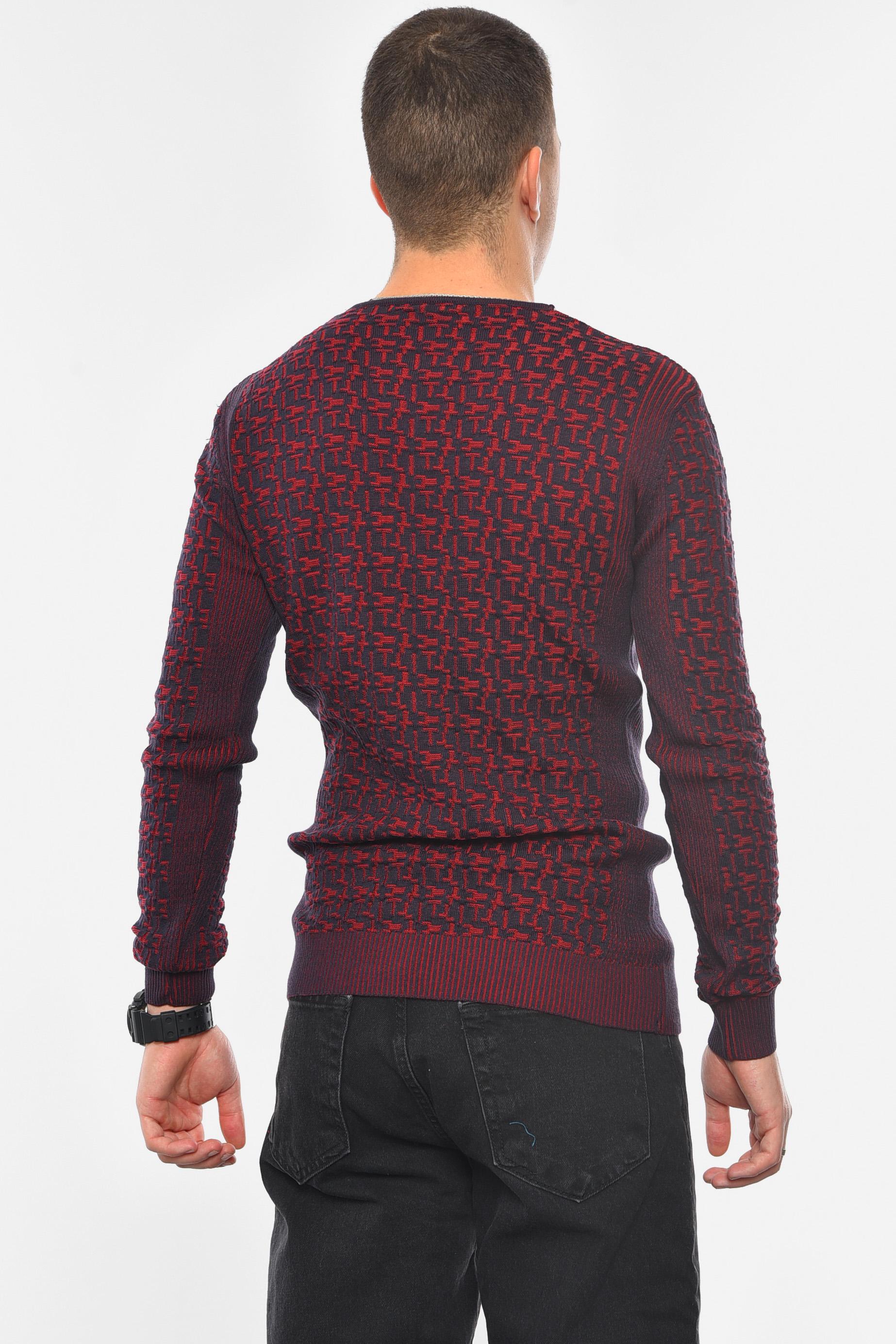 Свитер мужской XL Бордовый (193564) - фото 3 Свитер мужской XL Бордовый (193564) - фото 3