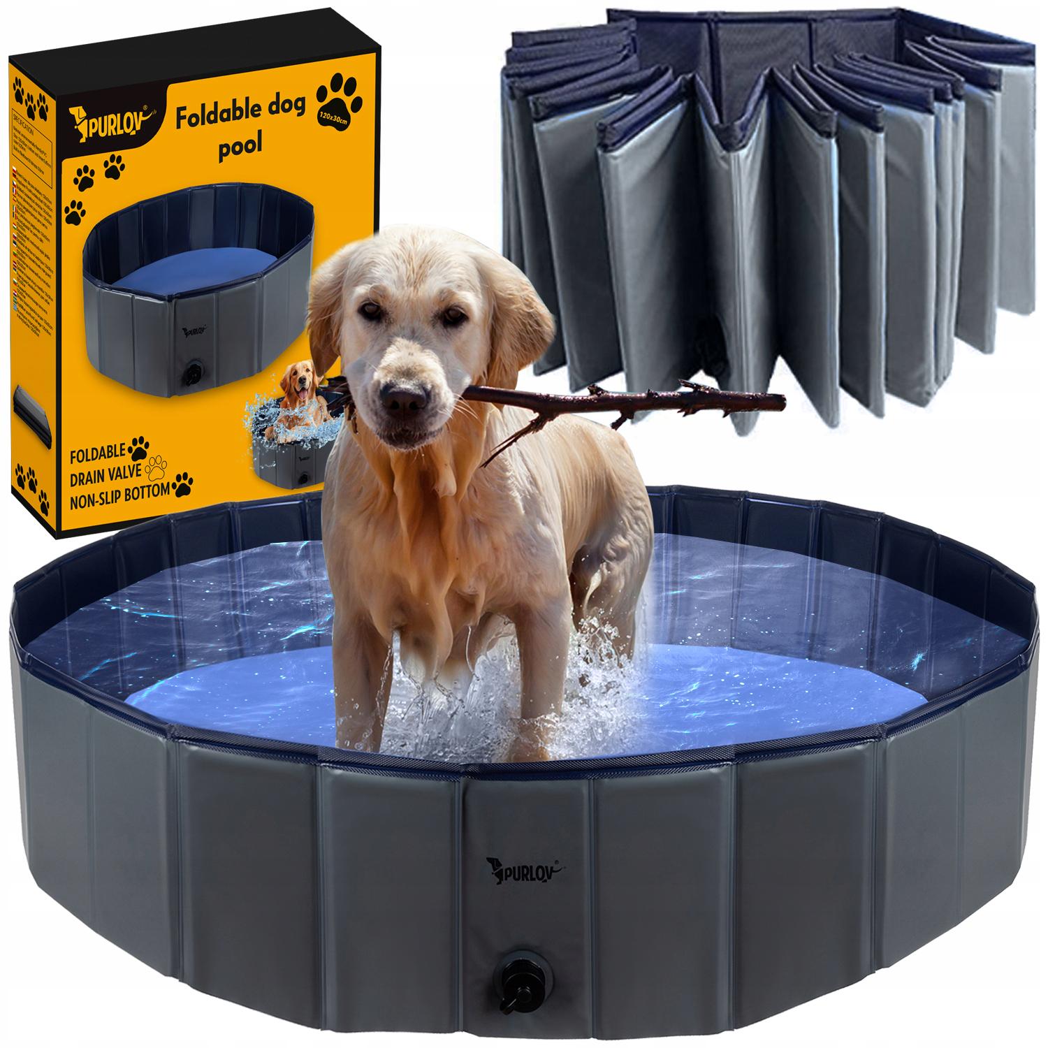 Басейн для собак складаний Purlov 120x30 см (23831) - фото 2