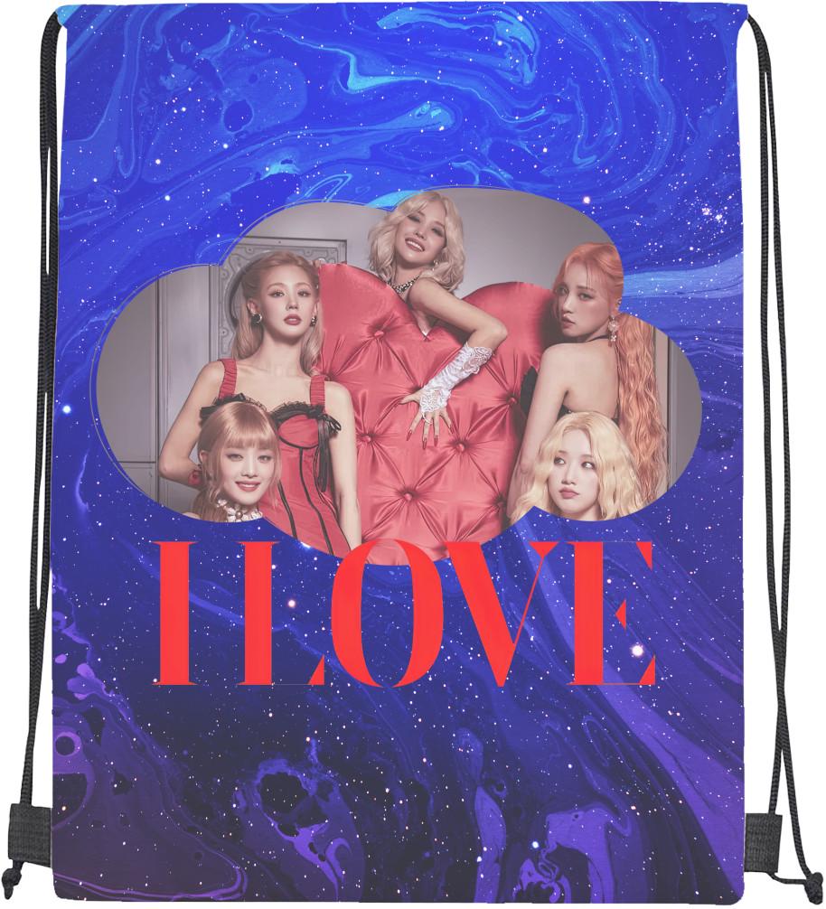 Мішок спортивний Gidle I Love (20302380) Мішок спортивний Gidle I Love (20302380)
