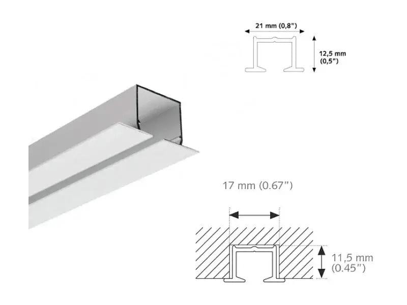 Карниз алюмінієвий однорядний Forest KS Recess прихованого монтажу 500 см (2503761611) - фото 5 Карниз алюмінієвий однорядний Forest KS Recess прихованого монтажу 500 см (2503761611) - фото 5