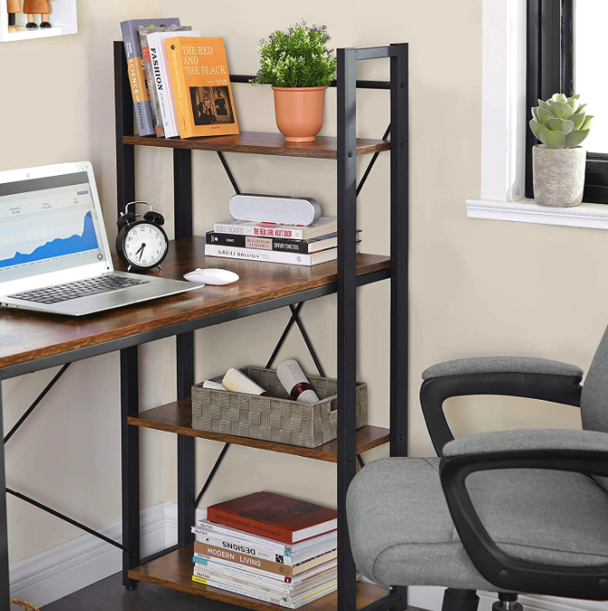 Комп'ютерний стіл з боковими полицями Leobert Devoko Loft (4627) - фото 5