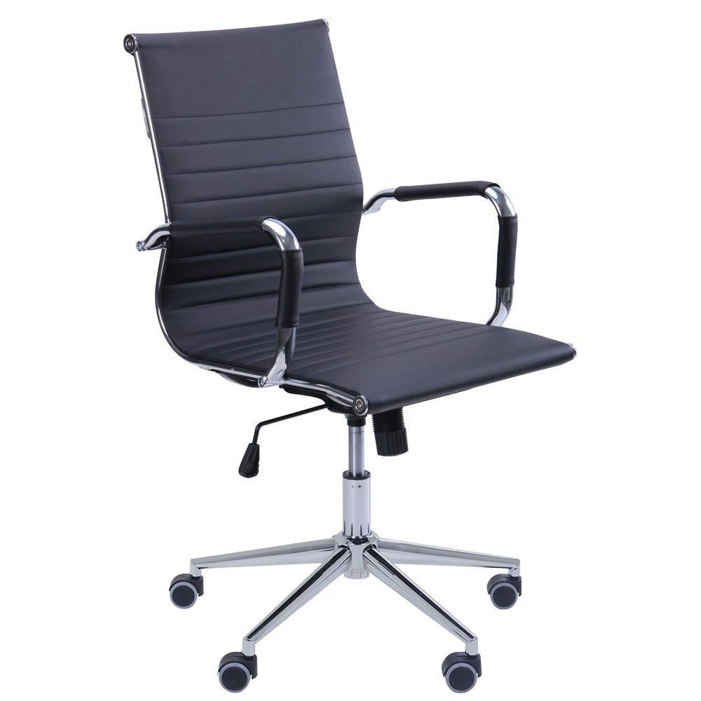 Кресло Slim LB Хром Tilt Неаполь-20 Черный (236374)