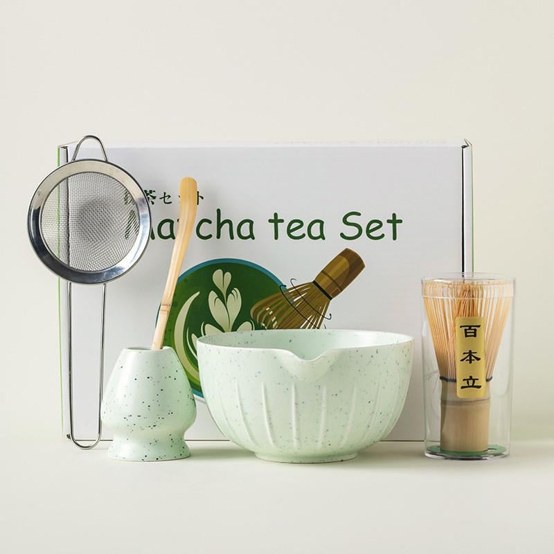 Набор для чая-матча Lesko Matcha 3125 7 пр. Green mint (25713991) - фото 6 Набор для чая-матча Lesko Matcha 3125 7 пр. Green mint (25713991) - фото 6