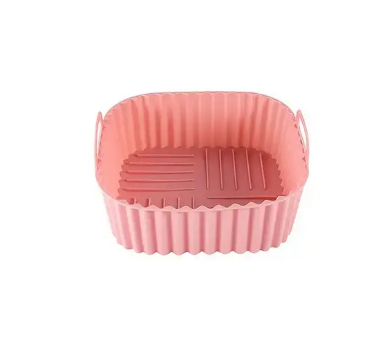 Форма квадратная силиконовая для аэрогриля мультипечи и фритюрницы Розовый (UK-7045) - фото 1 Форма квадратная силиконовая для аэрогриля мультипечи и фритюрницы Розовый (UK-7045) - фото 1