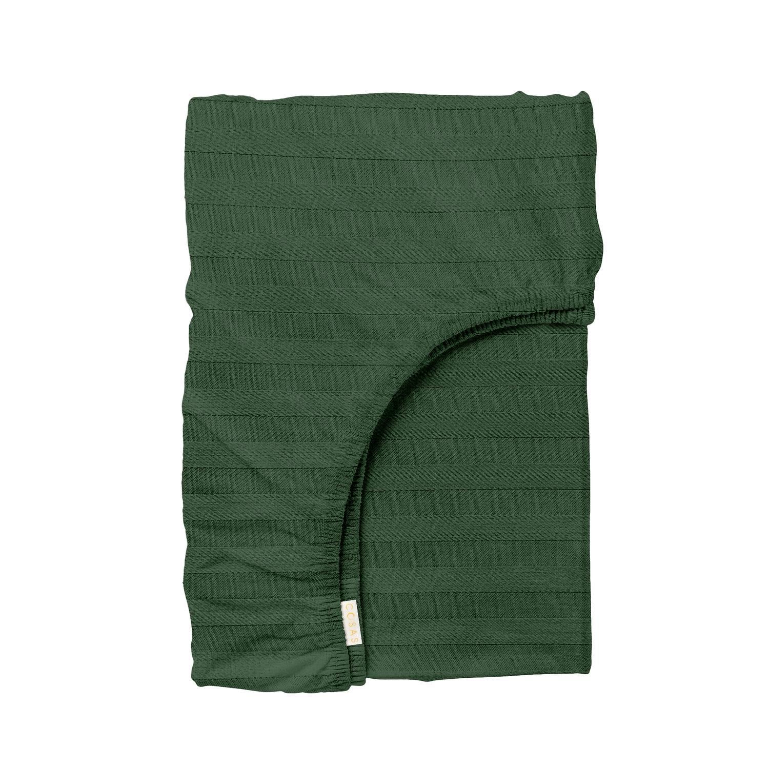 Простынь Cosas на резинке сатин 160x200x25 см Forest (4822052206942)