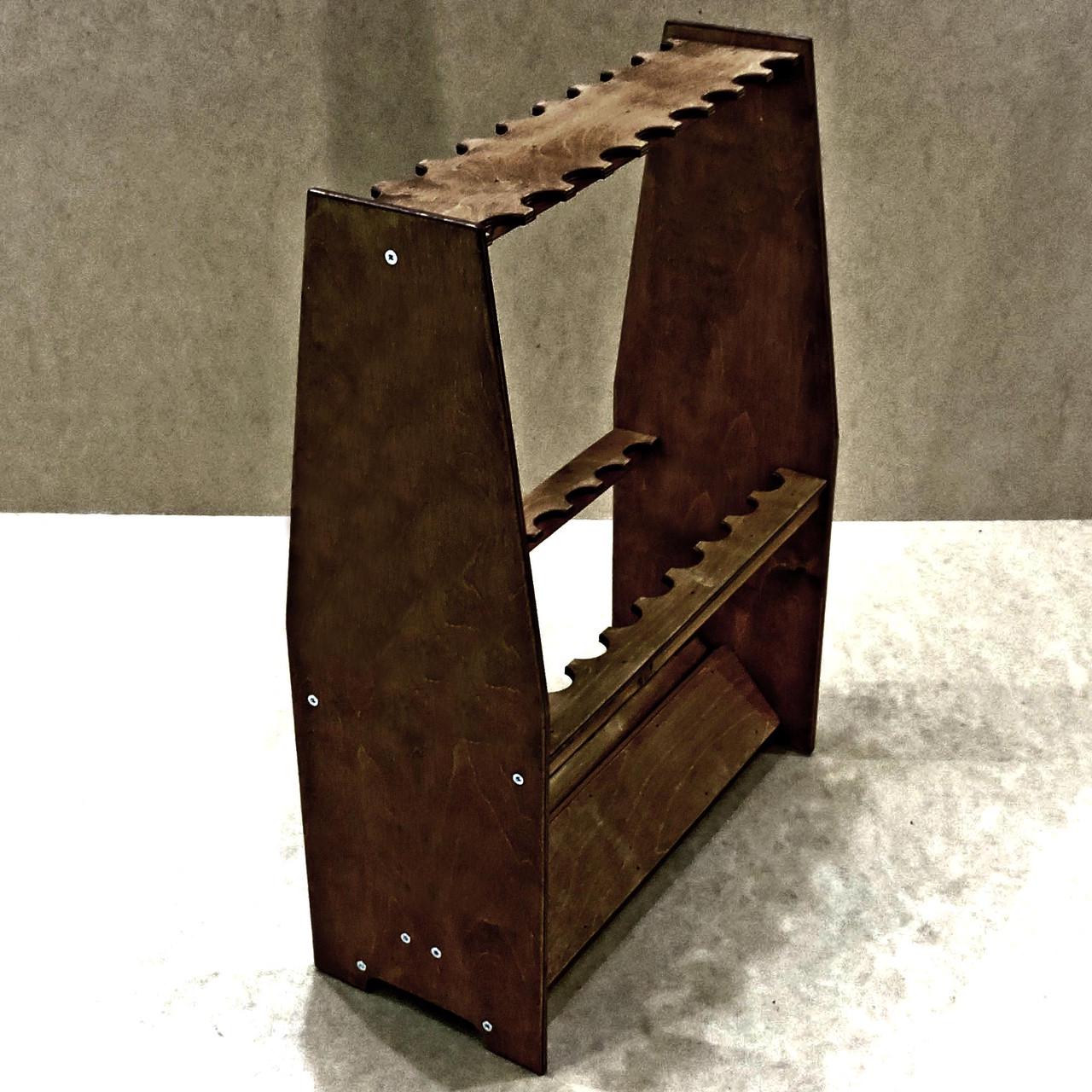 Органайзер для удочек из дерева Тамбукан Капучино (РЫБ-000909)