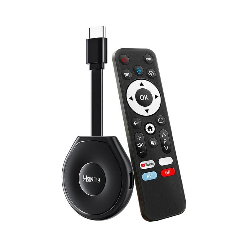 Смарт ТВ приставка-стик Hugsun HS89 T19 4/32 Гб Smart TV Stick Android TV 14 (307-32)
