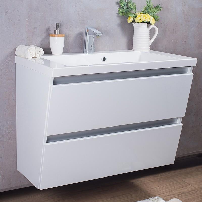 Тумба подвесная Fancy Marble Cyprus 85 с раковиной Peggy 850С Белый - фото 4 Тумба подвесная Fancy Marble Cyprus 85 с раковиной Peggy 850С Белый - фото 4