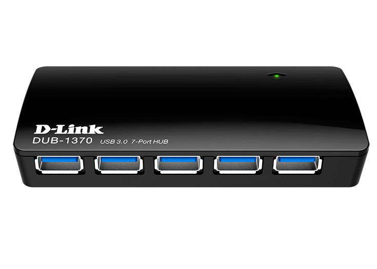 Хаб D-Link USB 3.0 7 портів Чорний