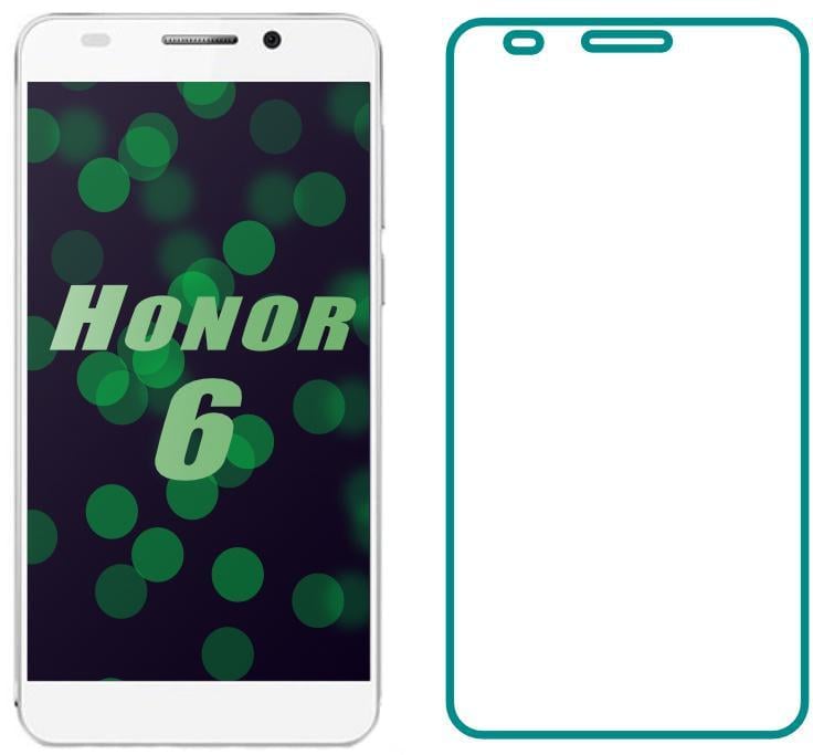 Защитное стекло Honor 6 (Прозрачное 2.5 D 9H) (06770)