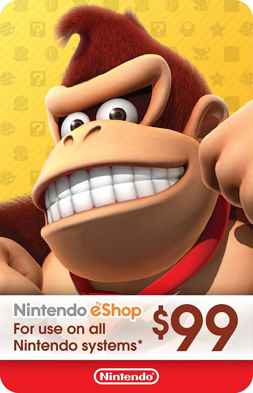 Карта оплаты Nintendo eShop Card 99 USD регион US (26572647)