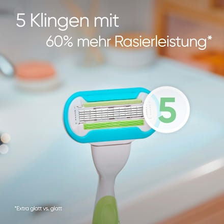 Сменные картриджи для бритья женские Venus Extra Deluxe Smooth 10 кассет - фото 3