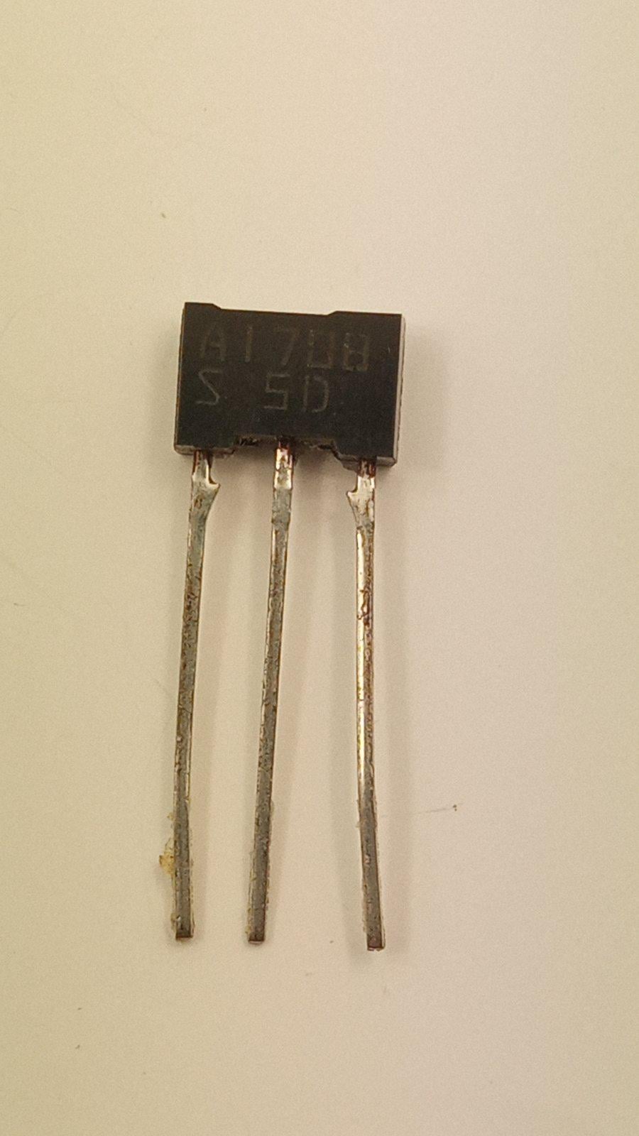 Транзистор 2SA1708 pnp 100V 1A 1W TO-92 (09271)