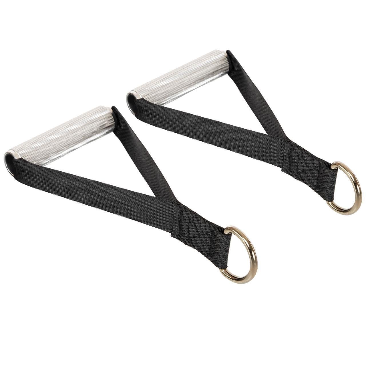 Ручки для тяги рукоятки для тренажерів ALUMINUM HANDLES Record FI-4770 2 шт. Чорний (2858292339)