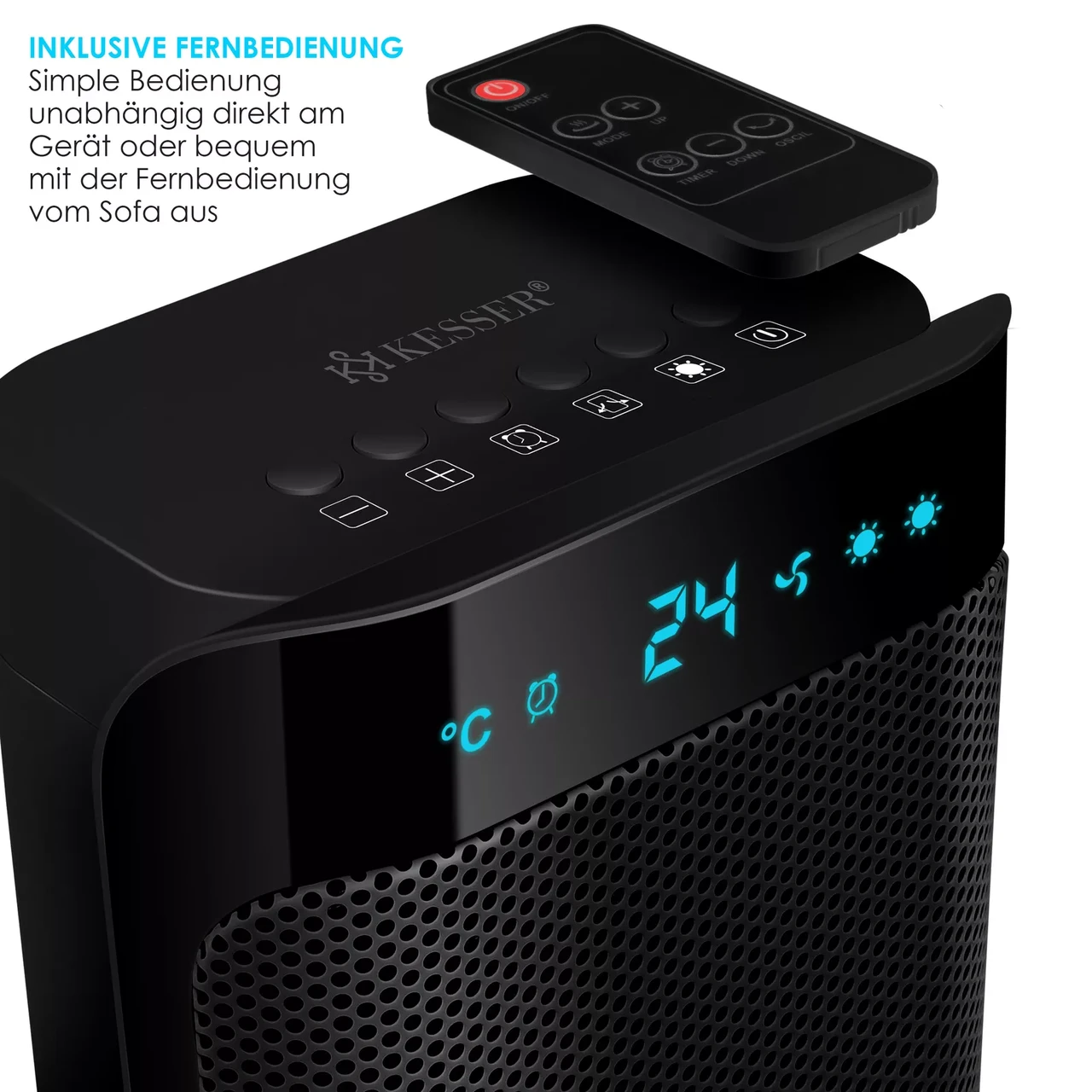 Тепловентилятор побутовий KESSER 2000 Вт - фото 5 Тепловентилятор побутовий KESSER 2000 Вт - фото 5