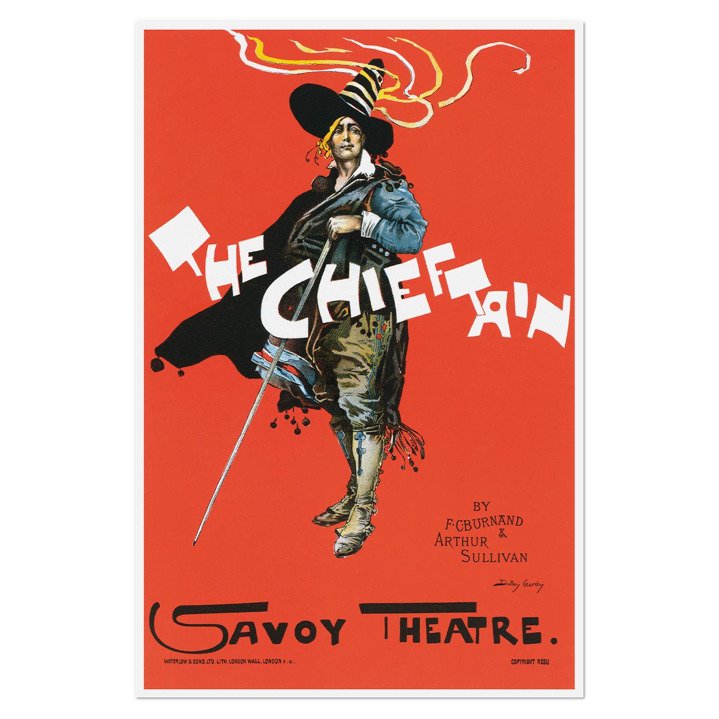 Плакат винтажный The Chieftain 1894 57x86 см (0191) Плакат винтажный The Chieftain 1894 57x86 см (0191)