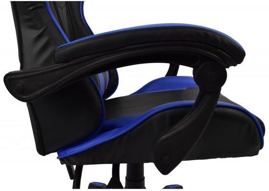 Кресло геймерское Черно-синий - фото 5 Кресло геймерское Черно-синий - фото 5