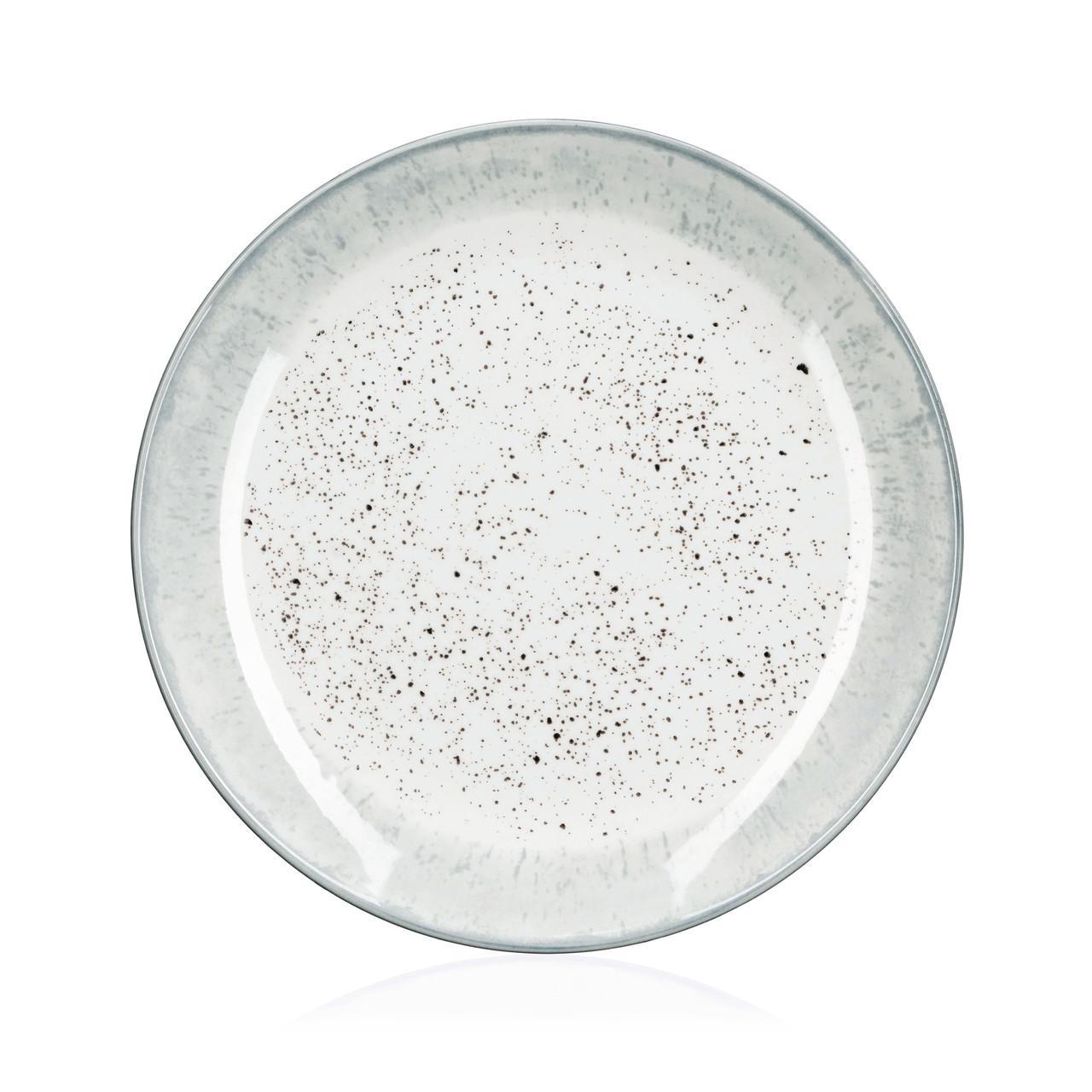 Тарелка обеденная Ardesto Siena керамика d 27 см Grey (AR2927SW)