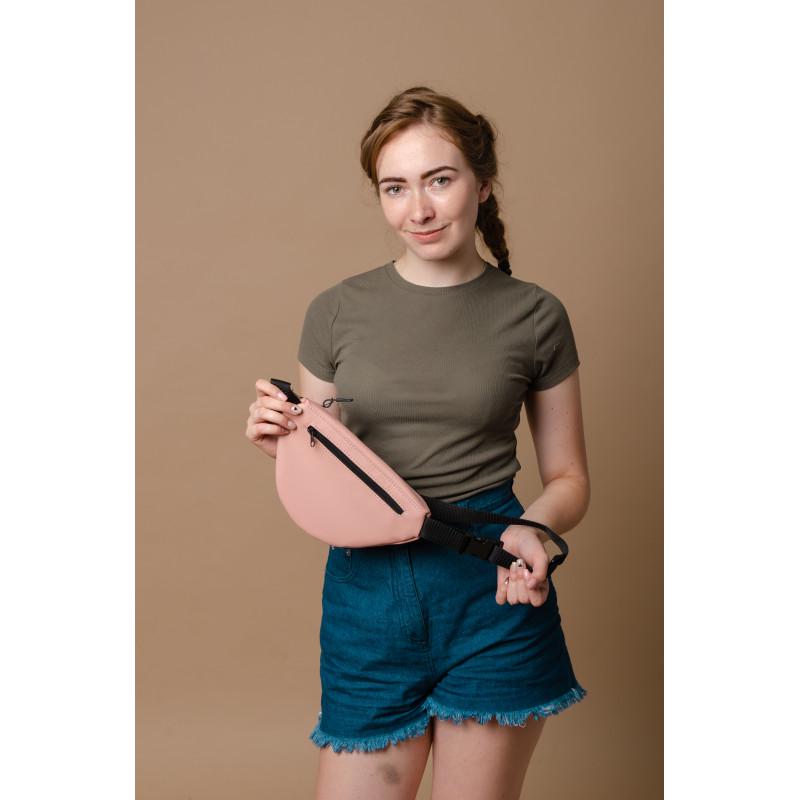 Сумка бананка на пояс Sambag Marina MSG 24x15x8 см Пудровый - фото 6 Сумка бананка на пояс Sambag Marina MSG 24x15x8 см Пудровый - фото 6