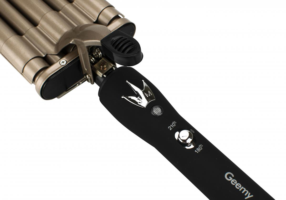 Плойка щипцы Geemy GM-2933 Пять волн с регулировкой температуры и керамическим покрытием - фото 3 Плойка щипцы Geemy GM-2933 Пять волн с регулировкой температуры и керамическим покрытием - фото 3