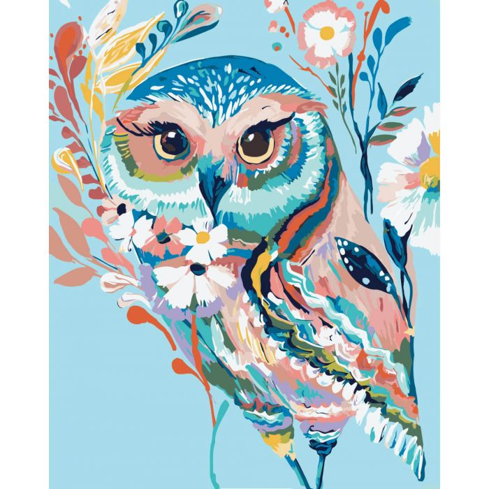 Картина по номерам Сова 2 40х50 см (KHO2471)