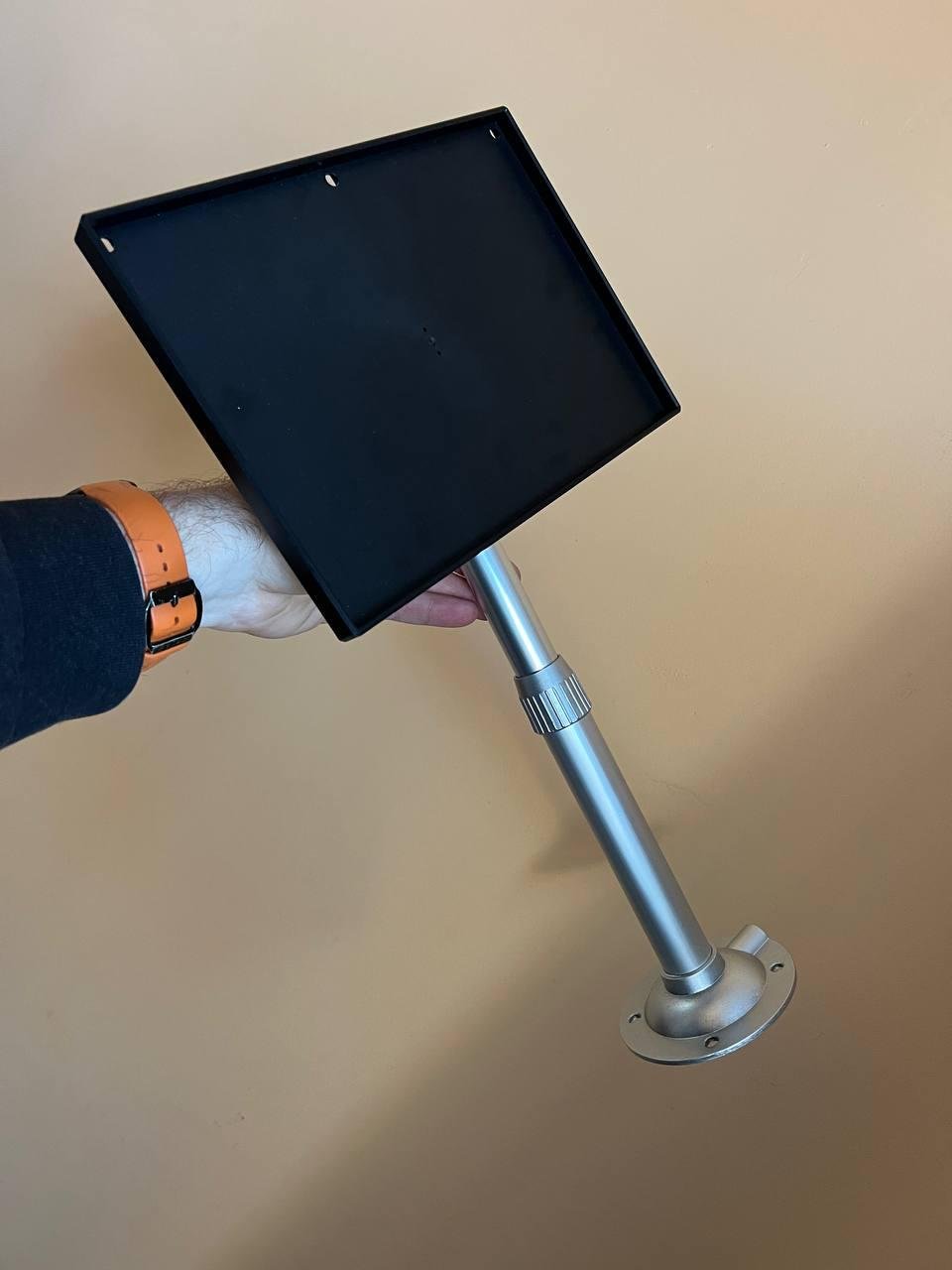 Полиця кронштейн під триногу 25х18 см Чорний - фото 5