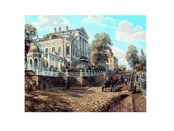 Картина по номерам Mariposa Дом Мешкова ХІХ век 40x50 см (MR-Q2112)