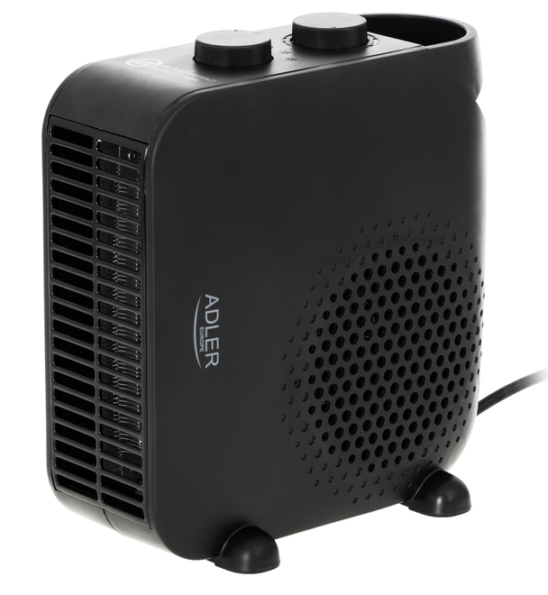 Тепловентилятор Adler AD 7725b 2000 Вт 2 режима термостат (29519250)