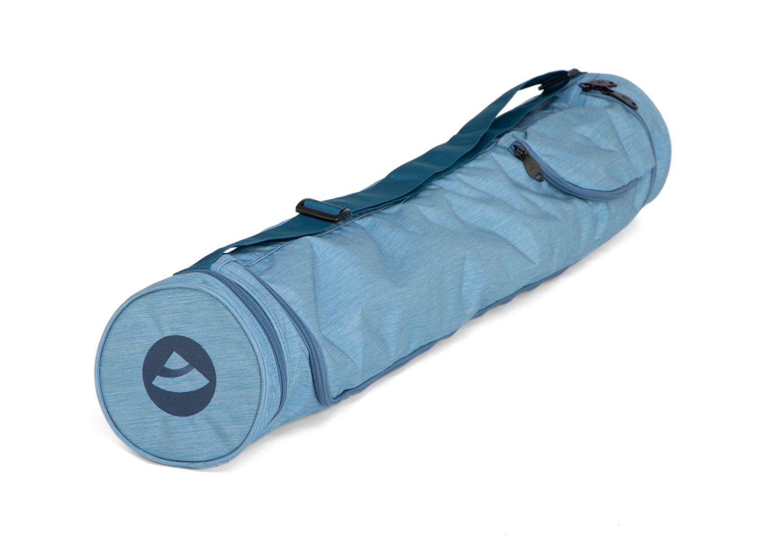 Чехол для йога-мата Bodhi Asana 80 см Меланж Серо-голубой (909HBM)