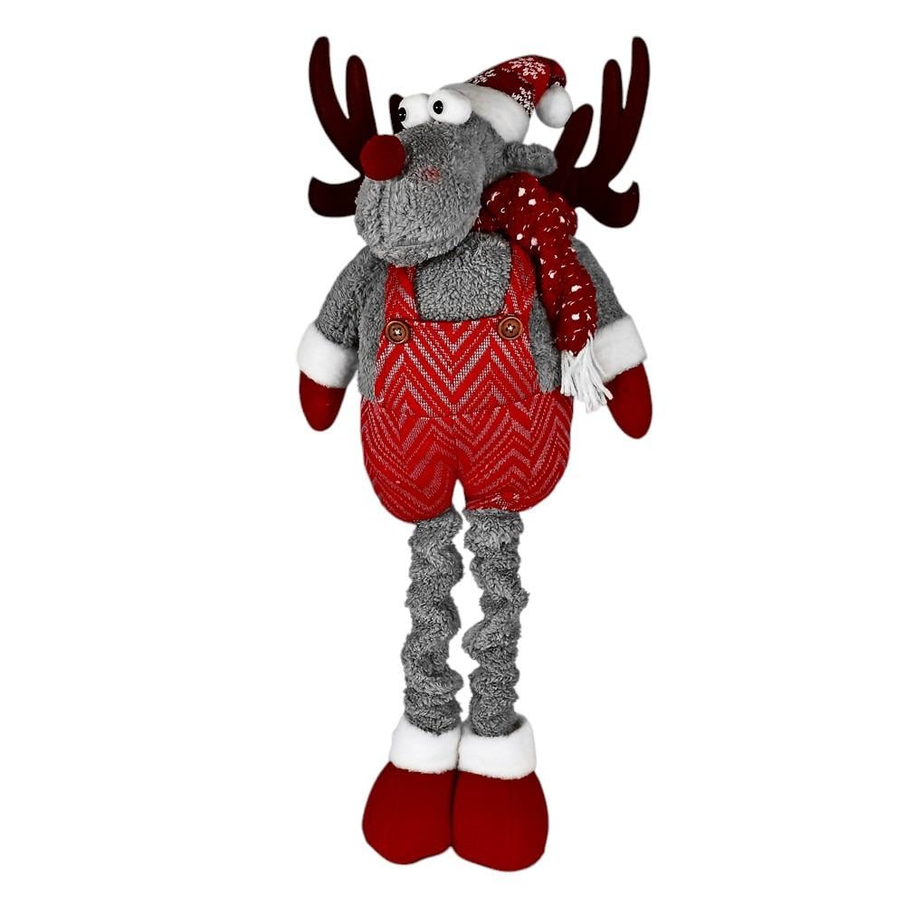 Фигура новогодняя Deer 46-78 см ноги-телескоп (M17285-B)