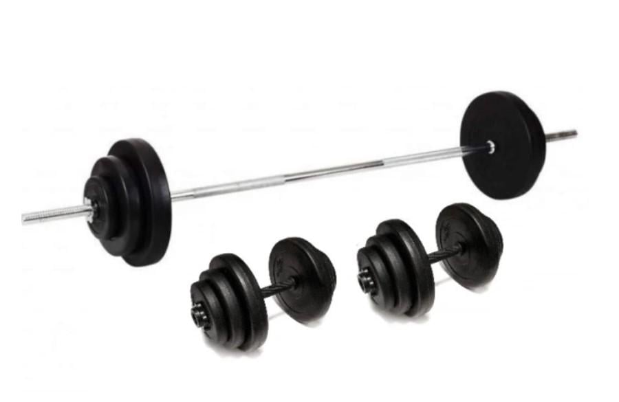 Набор гантели штанга диски WSG общий вес 40 кг (320.000.007)