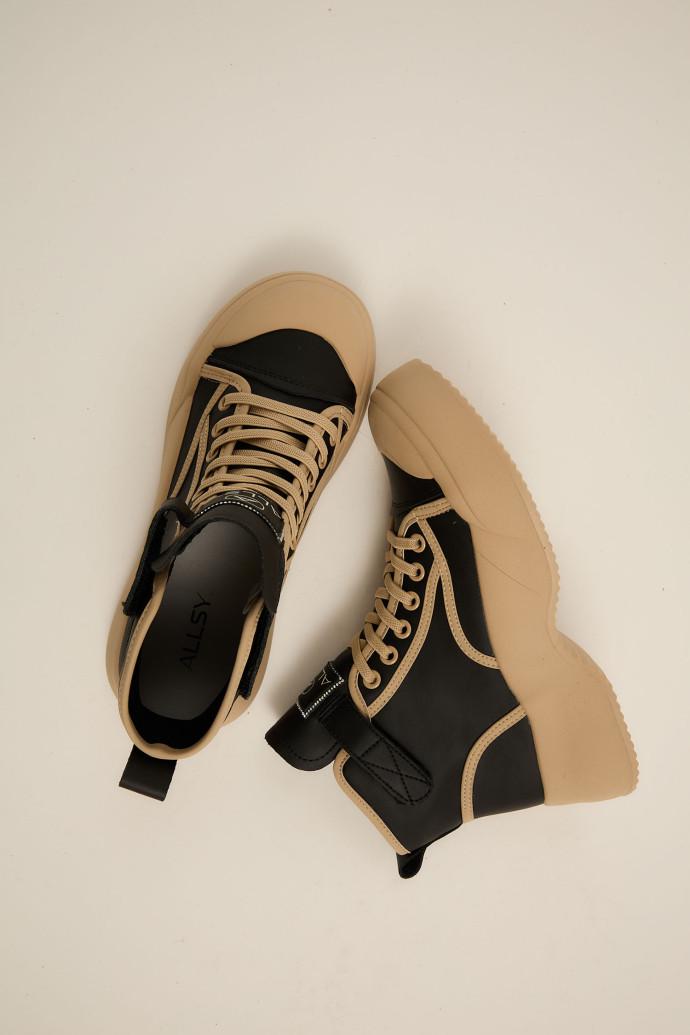 Ботинки женские ALLSY кожаные р. 40 Черный (198740)