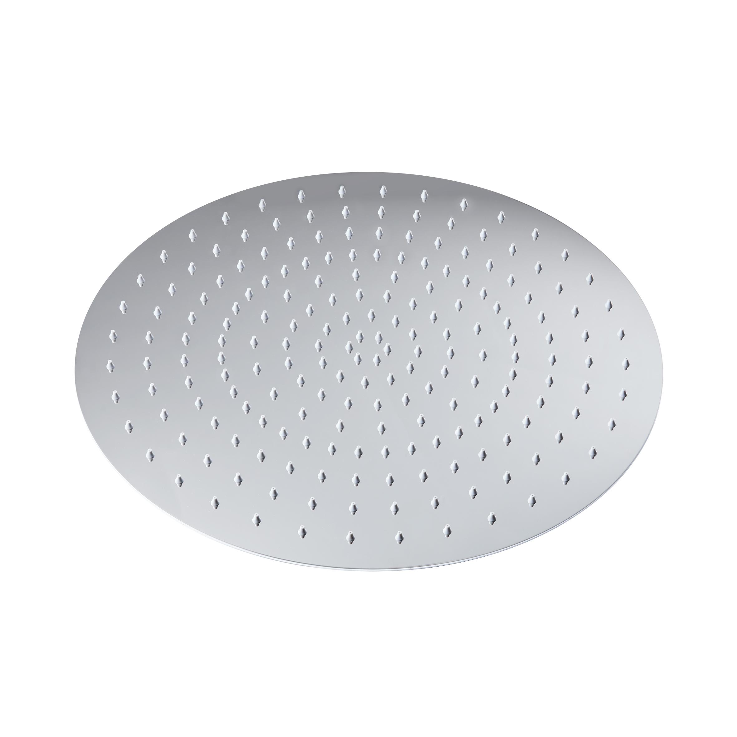 Лейка для верхнего душа Q-tap Hlavova S400O1ZCC QTHLAS400O1ZCC круглая 400 мм Хром (77518)